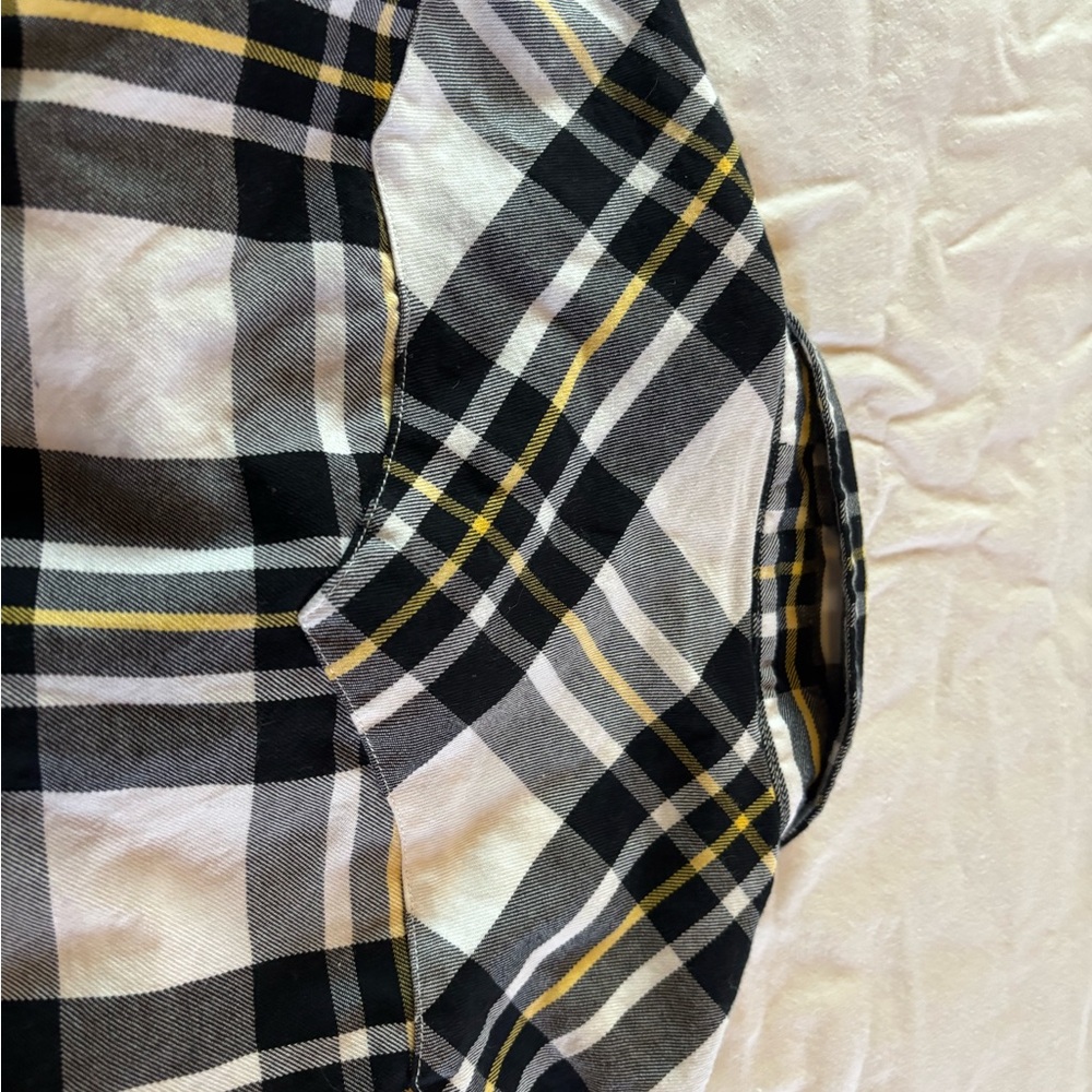 Ralph Lauren Black and Yellow Plaid Shirt